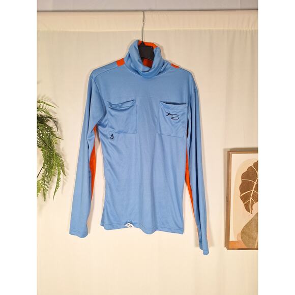Fish Hide Sports Wear Men's Fishing Long-Sleeve Shirt Medium - Picture 1 of 4